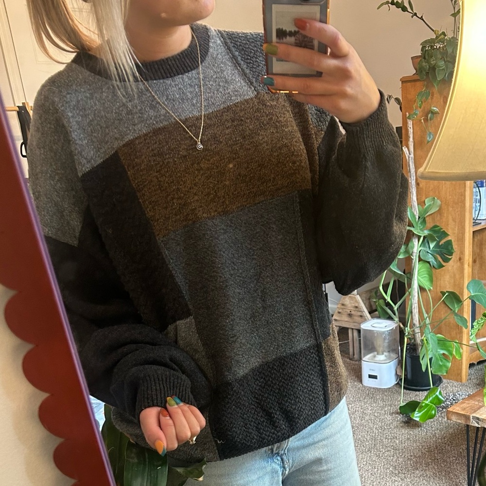 Bill Blass Men's Multi-Tone Sweater